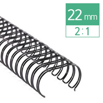카피어랜드 2대1 와이어링 25.4mm 60개입, 녹색