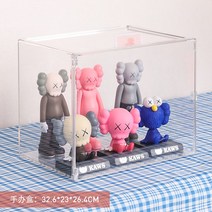 아크릴 피규어 전시대 장식장 먼지 방지 피규어 수납 박스 계단식 장식장, 5번