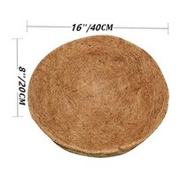 야자매트 계단미끄럼방지 1pcs 코코넛 팜 쿠션 플라스틱 꽃 냄비 광장 원예 믹스 토양, c(16인치)