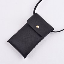 [레더키트]가죽공예DIY키트 바느질없는 펀칭 크로스백 만들기 10세트 천연사피아노 7색-초중고 유치원 손놀이 소근육발달, 사피아노, 블랙