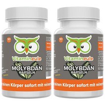 독일 Vitamineule Molybdenum 몰리브데넘 200mcg 90캡슐 2팩