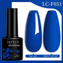 네일아트 LILYCUTE 7ml 베이스 젤 매니큐어 밝은 색상 반영구 흡수 UV LED 강화 네일 아트 닦을 필요 없는 탑 코트, 98 LC-F051
