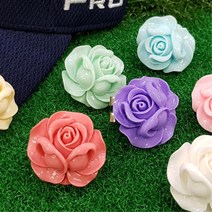 골프 선물용 예쁜 장미 수제 볼마커 특이한 볼마크