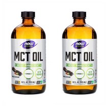나우푸드 MCT 오일 코코넛 바닐라 헤이즐럿 473ml 2개