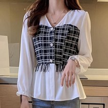 요즘 기온별 옷차림 반전 매력 쉬폰 블라우스