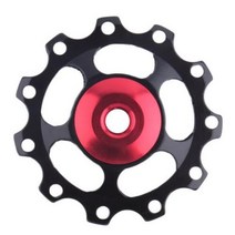 자전거 변속기 초경량 알루미늄 합금 후면 변속기 자키 휠 도로 자전거 MTB 가이드 롤러 아이들러 풀리 사이클링 부품 변속기 자키 휠 MTB 가이드 롤러 아이들러 풀리 사이클링 부품, 1PC  Blue
