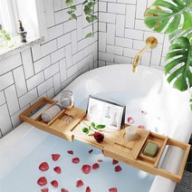 elco 반신욕 대나무 욕조트레이 욕조테이블 길이조절 pro, 엘코_ 1, 엘코_ 본상품선택