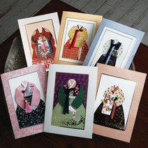 아트박스/프롬앤투 비단 한복 세트 FT216 set (6종)