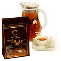 청정가 영농조합법인 첫느낌 우엉차(티백) 60팩/유기농9번볶은우엉차/국산 유기농/우엉차의 효능/만드는법