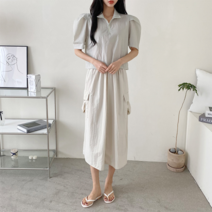 [수키] 카라 반지퍼 블라우스 1082419