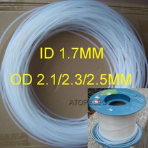 ID_1.7mm PTFE 튜브 OD_2.1mm/2.3mm/2.5mm F4 경질 파이프 260 ℃ 고온, 03 OD 2.5mm (600V)