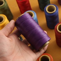 Betim플랫 왁스 스레드 수리 코드 스트링 폴리에스터 손 바느질 라인 꼰 팔찌 DIY 액세서리 가죽 공예 1MM, 05 5