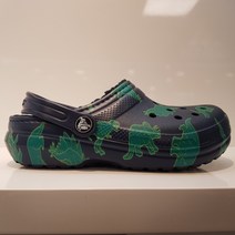 [크록스] 클랙식 라인드 그래픽 클로그 키즈 204817-41D