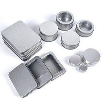 원형 틴케이스 미니 다용도 정리함 투명 철제 수납함 사각 소품 케이스 다이소 다꾸 보관함, 2-5. 사각 11.5 X 8.5 X 1.8 작은 창