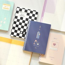 2023 날짜형 다이어리 1P 13개월 월간 주간 플래너 ADS- 0387293EA, 아름드리숲 1 고요한 블루