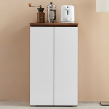 하이앤드리 뉴즈 다용도 탕비실 베란다 주방 틈새 슬림 수납장, 멀바우화이트