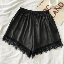 여성 숏 팬츠 바지 밴딩 여름 슬랙스 와이드 레이스