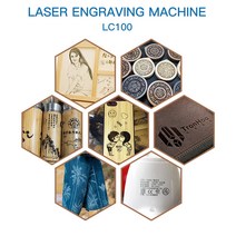 꾹미 레이저각인기 레이져각인기 CNC DIY 레이저 조각기 LC100 빠른 미니 로고 마크 프린터 커터 목공 목재, 03 미국