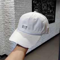 봄 여름 한국어 문자 자수 오리 모자 심플 캐주얼 다목적 곡선 챙 야구 커플 학생