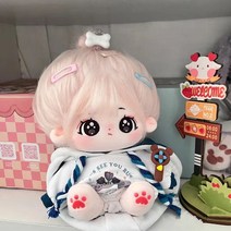 무속성솜인형 아이돌 20cm 몸체 모던 조카선물 하얀 수제 눈망울 키덜트 솜깅이, 20cm 아기옷만, 인형은 없음, 마법학원 옷 세트