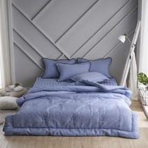 뱀부 시어커서 여름 차렵 이불 블루 SS Q K LK.EK