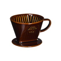 칼리타 도자기 드리퍼 102 2~4인용 #02003 브라운