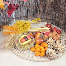 [Her1088] 풍성한 가을소품 가을열매 햇곡식 햇밤모형 호박모형 도토리 왕도토리 옛날소품 시골감성 추수감사절, 4.대추(10개)