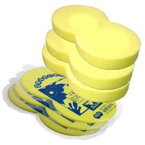 [0UK] 땅콩모양 세차용 압축스펀지 3개 스폰지 세차용품 차량용 압축스폰지 세차타올 234567EA, 상품선택