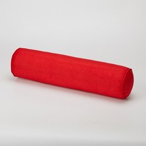 침대 등받이 쿠션 등쿠션 솔리드 컬러 라운드 이동식 세탁 가능한 목재 쿠션 베개 침대 롤 머리 다리 등 지, 15 red  A_01 10x40cm