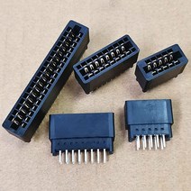 에지 카드 커넥터 PCB 골드 슬롯 소켓 5 개 8 10 12 14 16 18 20 22 24 26 28 30 36 40 핀, 2x6 12핀
