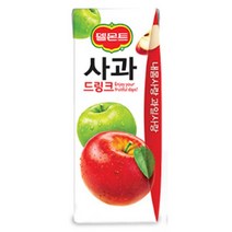 칠성 탕비실 손님대접 가족간식 델몬트 드링크 사과 주스 과즙음료 과일주스 생과일 190ML 48개, 3세트