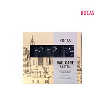 보카스 특허받은 회전날 손톱깎이 발톱깎이 4종세트 - 머그컵 증정이벤트, BCS-400 블랙
