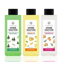 더허브샵 홈닥터 리필오일 + 섬유스틱 5p 세트, 담배냄새&화장실냄새, 200ml
