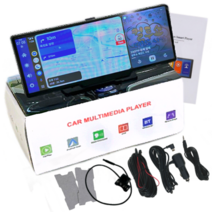 SAST 무선 올인원 카플레이 모니터 애플 안드로이드 오토 블루투스 내비게이션, 프리미엄형(전면,후방카메라O) + 고성능 WDR 탑재