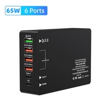 140W GaN 충전기 데스크탑 노트북 USB 타입 C 빠른 충전 PD PPS 아이폰 14 13 프로 샤오미 삼성 맥북 에어 IPhone Pro Xiaomi Samsung MacB, [03] 65W 6 Port, [06] Brazil Plug
