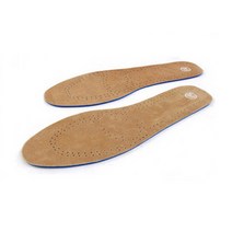 3mm 진짜 얇은 구두깔창 천연가죽 라텍스, 천연 라텍스 남성용(250~290mm), 천연가죽 브라운