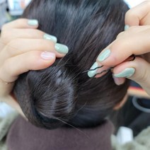 어피 올림머리 고정핀 굵은 유핀 7cm U핀 U자핀 u 실핀