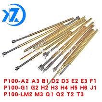 에어서스펜션 테스트 프로브 P100 개폐식 스프링 심블 A3 B1 D2 D3 E2 E3 F1 G1 G2 H2 H3 H4 H5 H6 J1 LM2 M3 Q1 Q2 T2 20 개, 7.P100-F1
