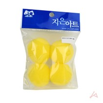 뿅뿅이 폼폼이 털방울 솜공 일반 50MM 노랑 뿅뿅이 폼폼이 솜공