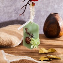 아로마 테라피 왁스 조각 불멸의 말린 꽃 펜던트 옷장 아로마 테라피 데오도란트 향기로운 조각 홈 장식, 초록