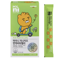 마이니 일동제약 지니키즈 면역 비타젤리 15p, 225g, 7개