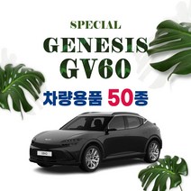 [차랑] 제네시스 GV60 용품 트렁크매트 실내 실외 튜닝 악세사리 모음, 12_카본 / 펠트 도어커버 : 카본