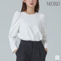 미쏘 라운드넥 블라우스 MIWBL9V12S