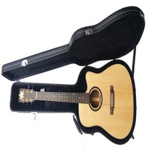 입문 입문용 스윙 일렉 기타 전자 전기 일레트릭 기타 2022 newagedrelic 트릭 니트로 마감 골드 탑 1 pc 바디 및 넥 프렛 바인딩 128, 39인치, 기타 케이스