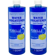 Robelle 수영장 응집제 정화제 미국산 수처리약품 약품 청정제 탁도개선 펜션 풀장 1쿼트 2팩