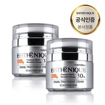 에스테니끄 피부 노화방지 주름 수분 탄력공급 뮤신 달팽이 크림 50ml, 2개
