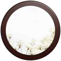 [KT알파쇼핑]IG7197 미니 벽거울 21cm 브라운 제조한국