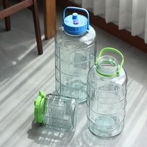 매실 담그는통 담는 담금주 수제청 발효주 효소 매실청 유리병 용기 과실주 술담는병, 12L