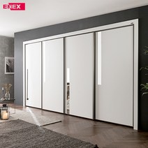 야누스 슬라이딩 붙박이장(고급형)-360cm(12자), 그레이