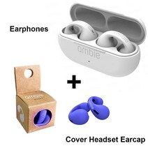 골밀도 이어폰 수영장이어폰 귀걸이형 블루투스Bluetooth Earphones AM-TW01 헤드폰 EarbudsEarcuffs ear1., 10 White add cover